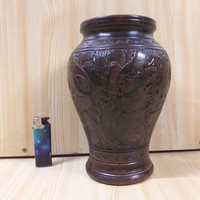Corundum ceramic vase. 20 Cm.