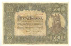 500 korona 1920 2.