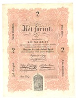 2 két forint 1848 Kossuth bankó 2. nagyon szép