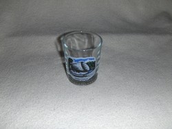 Miskolctapolca emlék üveg pohár 6 cm (12/d)
