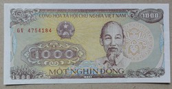 Vietnam 1000 dong 1988 unc
