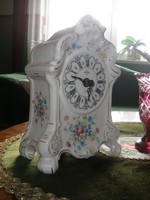 Faience table clock