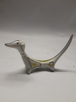 Ritka gyűjtői Hollóházi tacskó kutya figura