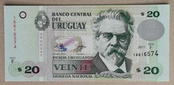 Uruguay  20 Pesos 2011 Unc