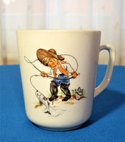 Zsolnay porcelain mug with 