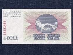 Bosznia-Hercegovina 1000 Dínár bankjegy 1992 UNC (id12948)