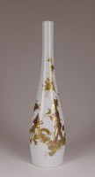 1E450 rosenthal studio linie scene gilded porcelain vase 26.5 Cm