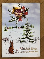 Aranyos Karácsonyi képeslap