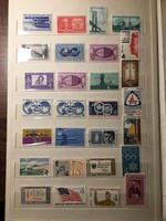 28 darab postatiszta bélyeg (USA)