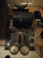 Siemens fémházas antik telefon