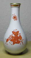 Herend ornage apponyi vase flawless There is no minimum price from 1 forint!