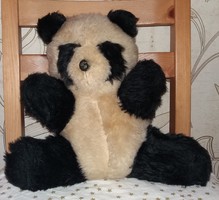 RETRO plüss panda 27cm régi maci mackó medve játék I