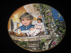 Karácsonyi dísztányér , Bradex , / limitált ,számú  /,  szignós   , nívós Kaiser  porcelánból