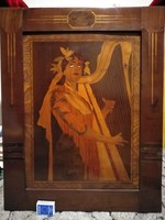 Art Nouveau woodcut image 63x50 cm