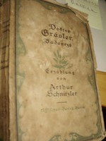 Arthur Schnitzler: Doktor Gräsler Badearzt - német nyelvű, gót betűs, 1917