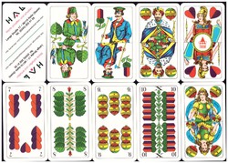 Skat kártya Porosz kártyakép Coeur  Altenburg 32 lap komplett