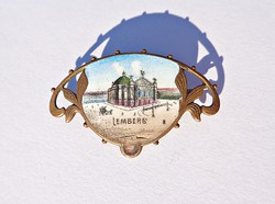 Antique brooch from Lemberg