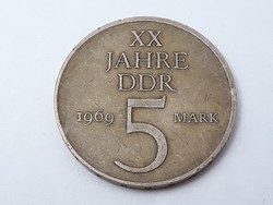 Németország 5 Márka 1969 érme - Német 5 márka 1969 külföldi pénzérme