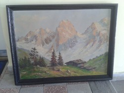 István Megyery Tyrolean landscape 20.As years o / v 87x67 cm cheap!