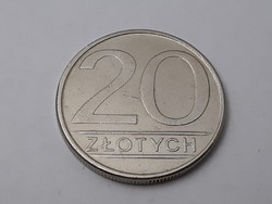 Lengyelország 20 Zloty 1985 érme - Lengyel 20 zloty 1985 külföldi pénzérme
