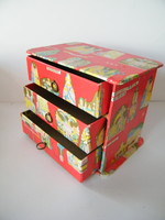 Vintage Altmann& Kühne bécsi bonbonos doboz 3 fiókos