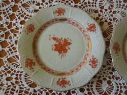 Herend aponyi orange delicacy plate, 1943 production