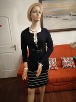 Szebbnél szebbek molett nálam elegáns kabátka kardigán merino gyapjú akril egyedi bőr összefogó