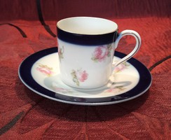 Antik ritka Altwien porcelán csésze tányérral 1. (L1795)