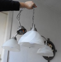 NEUHAUS Modern fém csillár lámpa vastag modern búrákkal