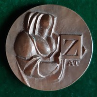 Tamás Fellie: enamel art on salgótarján, bronze medal