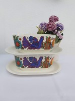 Beautiful villeroy & boch acapulco bird pigeon sauce collector