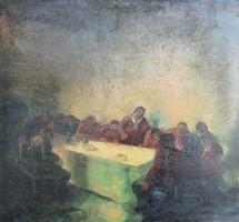 Franciscan Franciscan (1904-1959) oil painting 85x70 cm - student of Rudnay