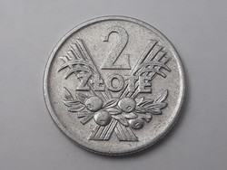 Poland 2 zloty 1973 coin - Polish 2 zl 1973 foreign coin