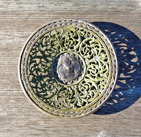 Cast iron bowl with openwork pattern