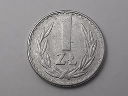 Poland 1 zloty 1975 coin - Polish 1 zl 1975 foreign coin