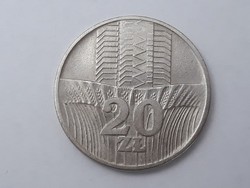 Poland 20 zloty 1973 coin - Polish 20 zl 1973 foreign coin