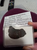 NWA11434  2,4 gr kondrit meteorit  polírozott lapvágat