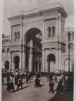 Régi képeslap 1924 Milánó fotó levelezőlap