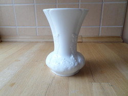Royal KPM Bavaria fehér porcelán váza 13 cm