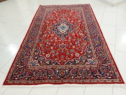 Eredeti iráni keshan 155x250  kézi csomózású gyapjú perzsa szőnyeg PF_28
