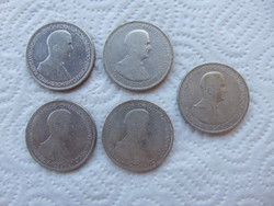 5 darab Horthy ezüst 5 pengő 1930 LOT !