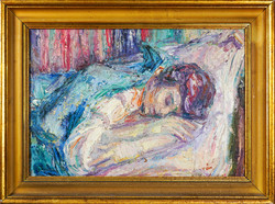 Attributed to Emil the Elder (1902-1984): young sleeping girl