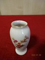 Hollóház porcelain mini vase, height 5 cm. He has! Jókai.