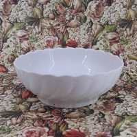 MZ Austria fehér porcelán pogácsás tál, kínáló tál