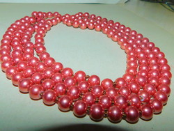 Mallow shell pearl extra long pearl necklace - 150 cm!