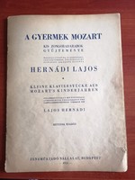 Lajos Hernádi: the collection of small piano pieces by the child Mozart 1955