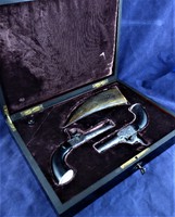 Very rare, antique, pistol pair, ca. 1820!