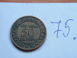 FRANCIA 50 CENTIMES 1922 Bőségszaru 75.