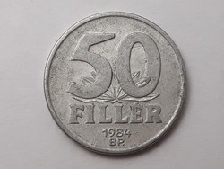50 pence 1984 coin of Hungary - Hungarian alu 50 pence 1984 coin