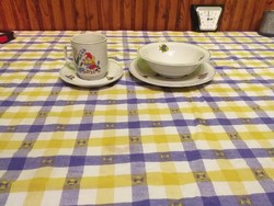 Rare vintage lubiana children's breakfast set